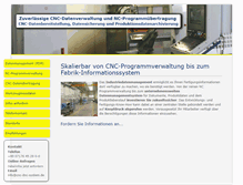 Tablet Screenshot of cnc-dnc-system.de